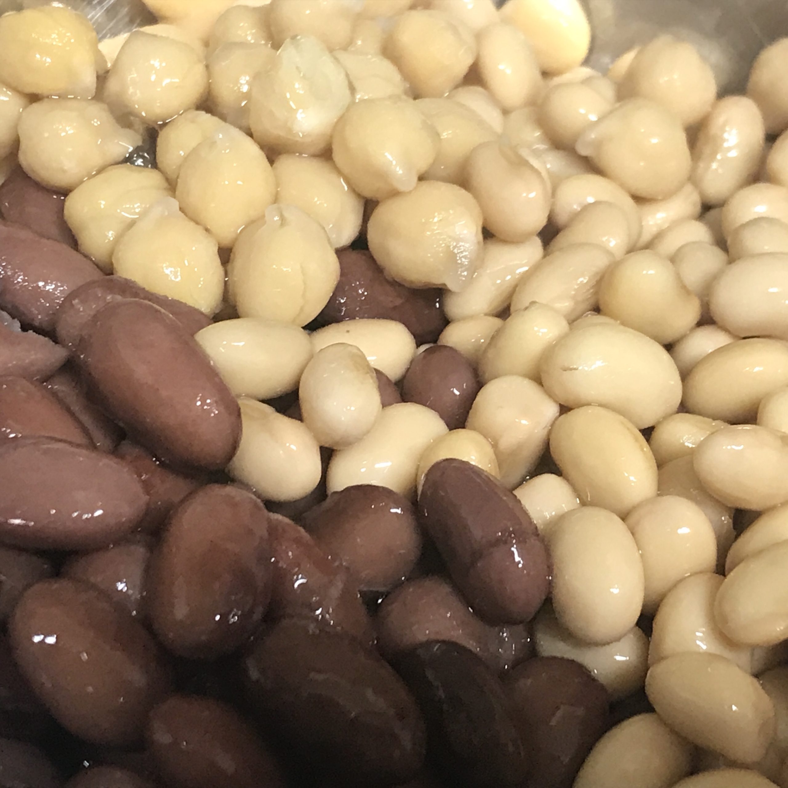 お豆のサラダ,金時豆,ひよこ豆,ヒヨコ豆