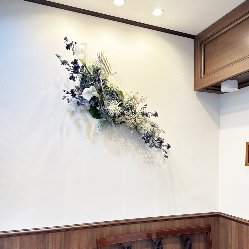 アニマル・アイケア　東京動物眼科醫院,壁面装花,フラワーウォール