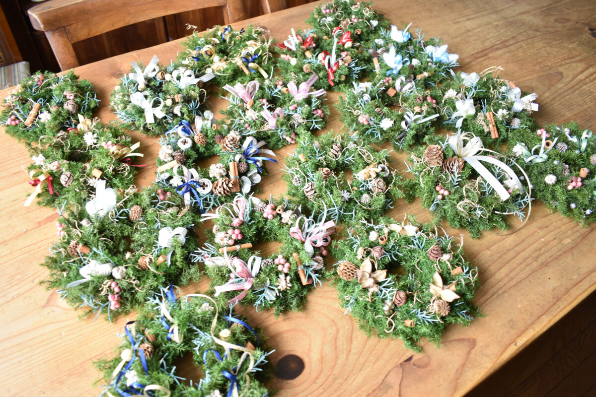 作品展,プリザーブドフラワー,プリザーブドグリーン