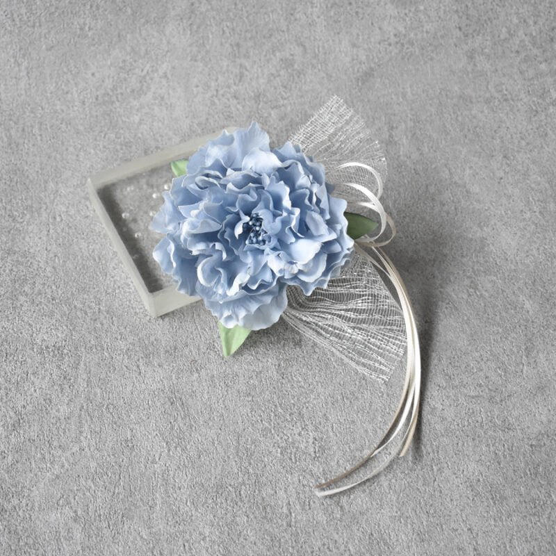 コサージュ,ブルー,水色