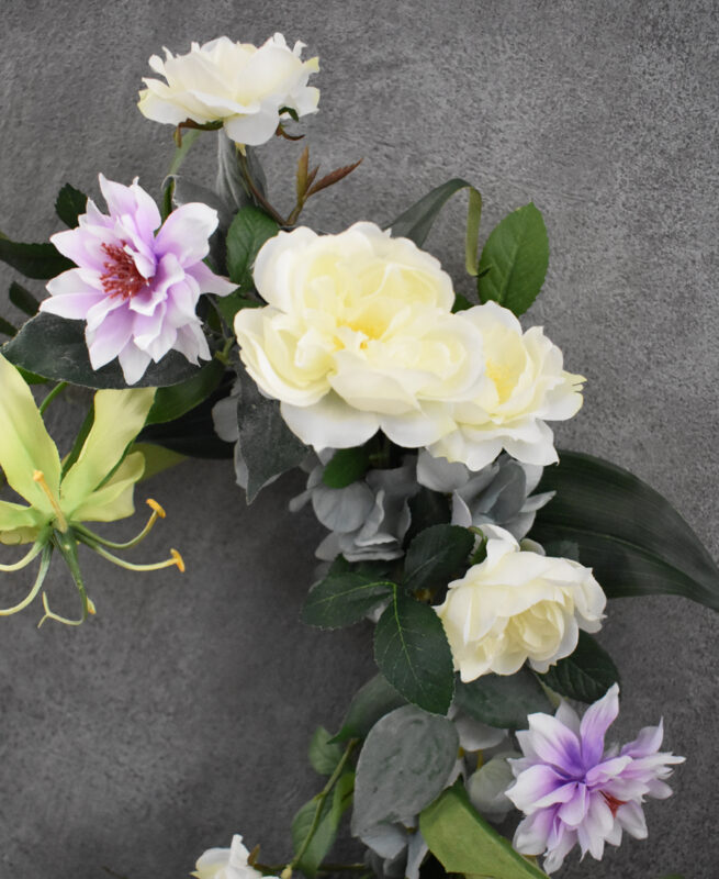 馬蹄形,結婚祝い,オーダーメイド,アーティフィシャルフラワー