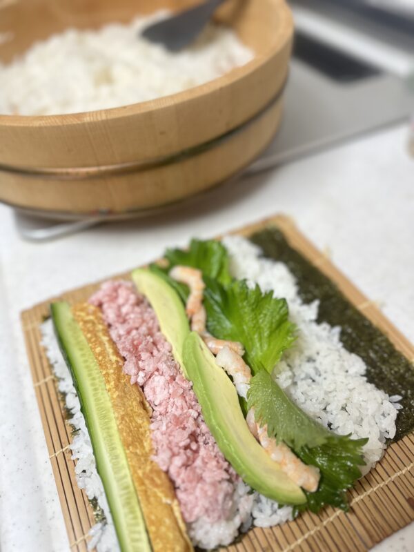 恵方巻き、節分、手作りごはん、おうちごはん