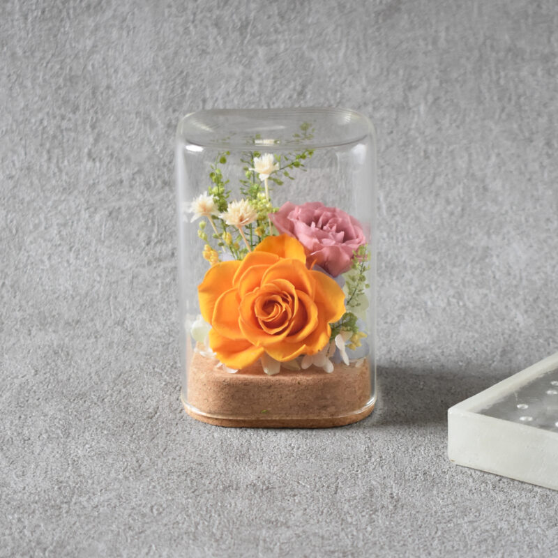 プリザーブドフラワー,テラリウム,ガラス